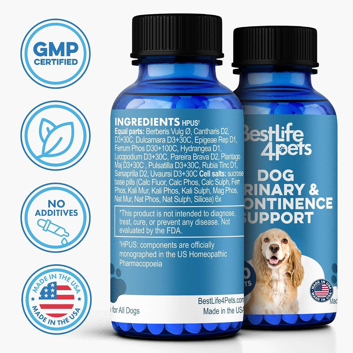 BestLife4Pets Dog UTI & Kidney Health Formula – Natural Urinary Support – 400 Tiny Pills - görsel 9