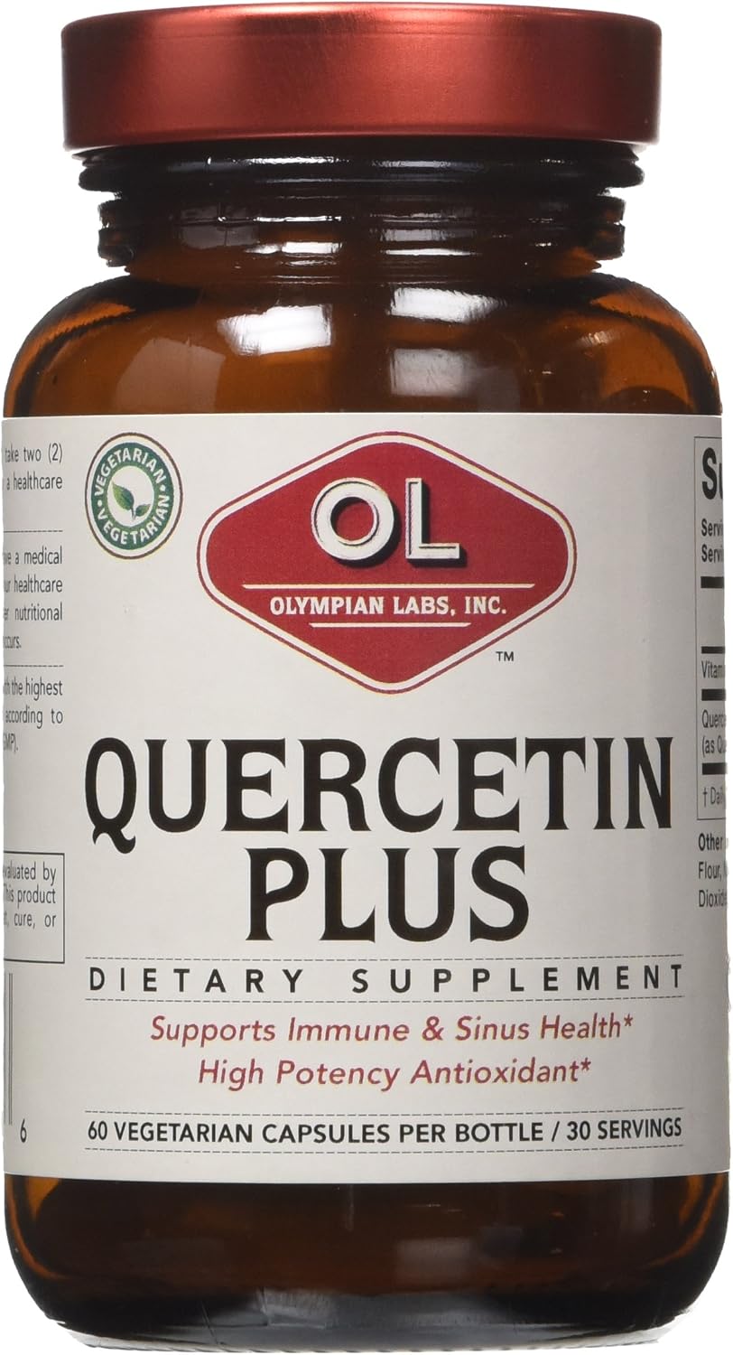 Olympian Labs Quercetin Plus - 1000 mg - 60 Vegetarian Capsules - görsel 1