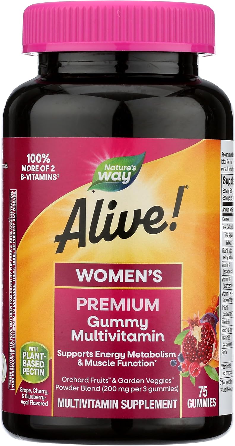 Nature's Way Alive! Women's Vitamin Gummies, 75 CT - görsel 1