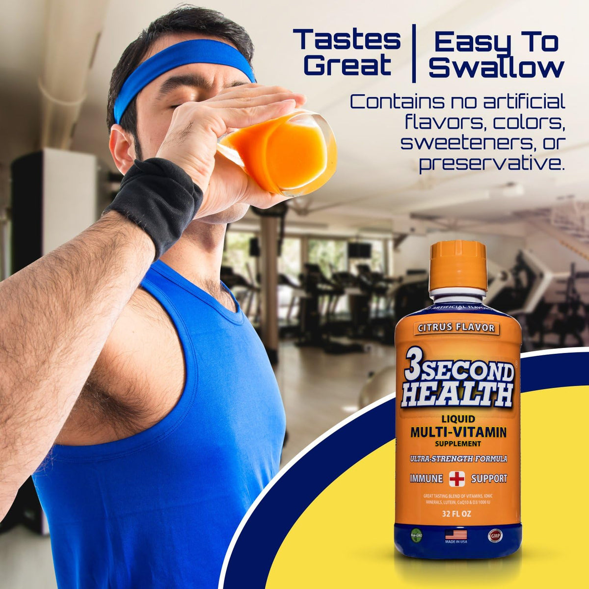 3 Second Health Liquid Multivitamin – Vegan, Non-GMO, Energy & Immune Support (32 Servings) - görsel 6