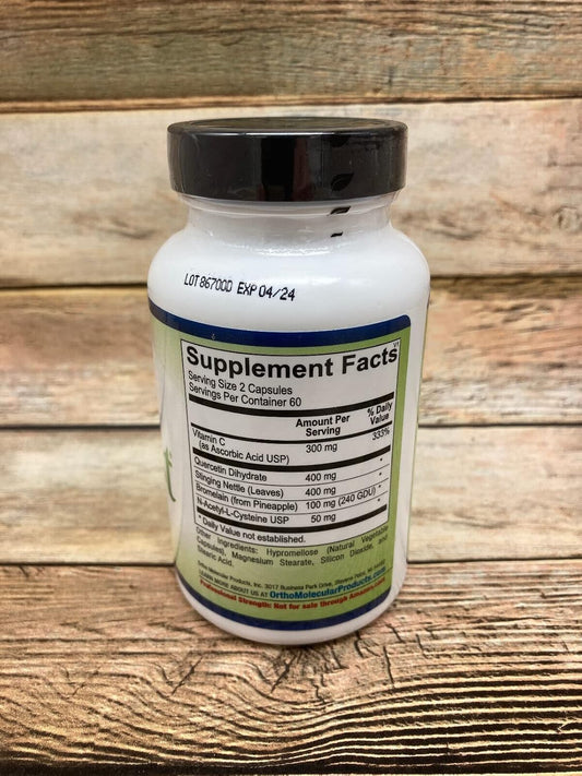 Ortho Molecular Product Natural D-Hist - 120 Capsules