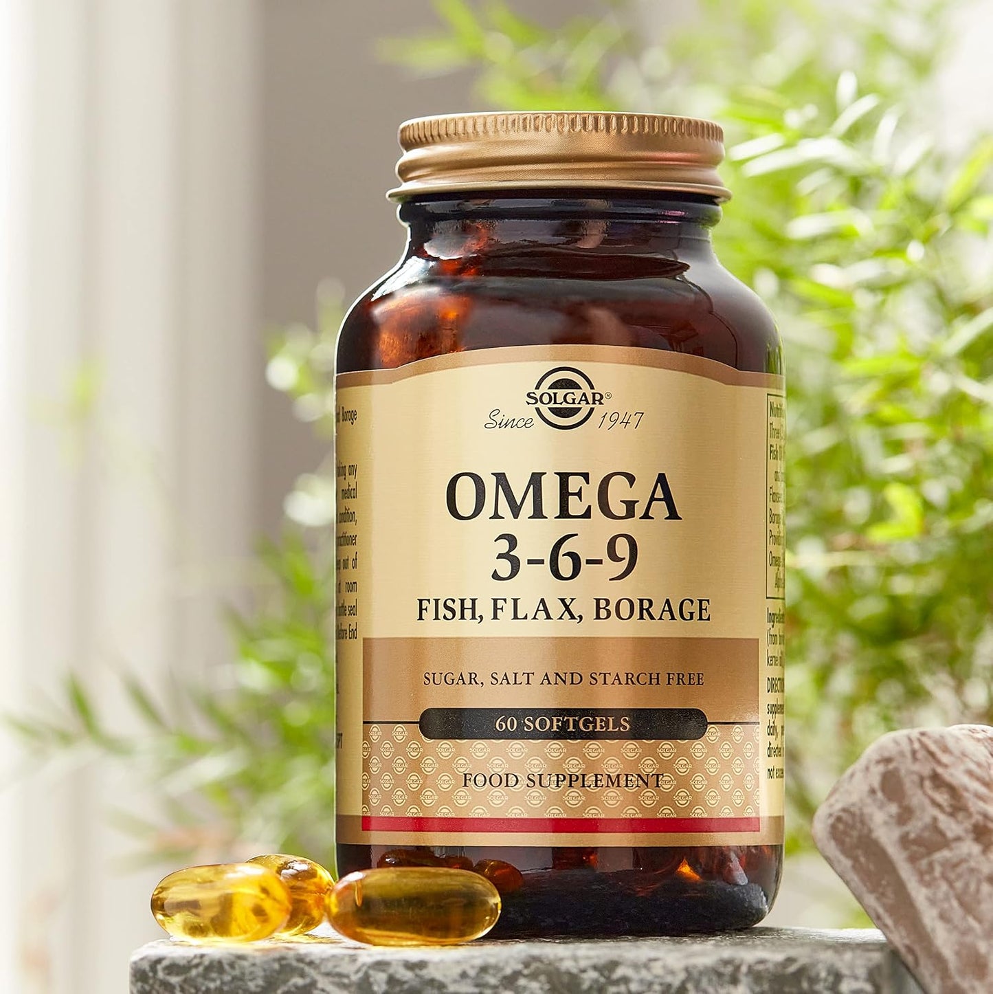 Solgar EFA 1300 mg Omega 3-6-9, 60 Soft Capsules - görsel 3