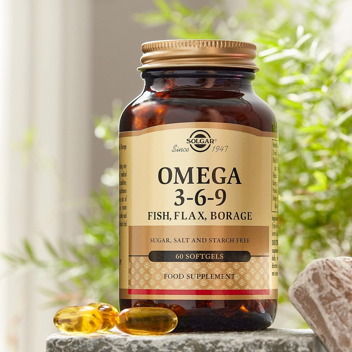 Solgar EFA 1300 mg Omega 3-6-9, 60 Soft Capsules - görsel 3