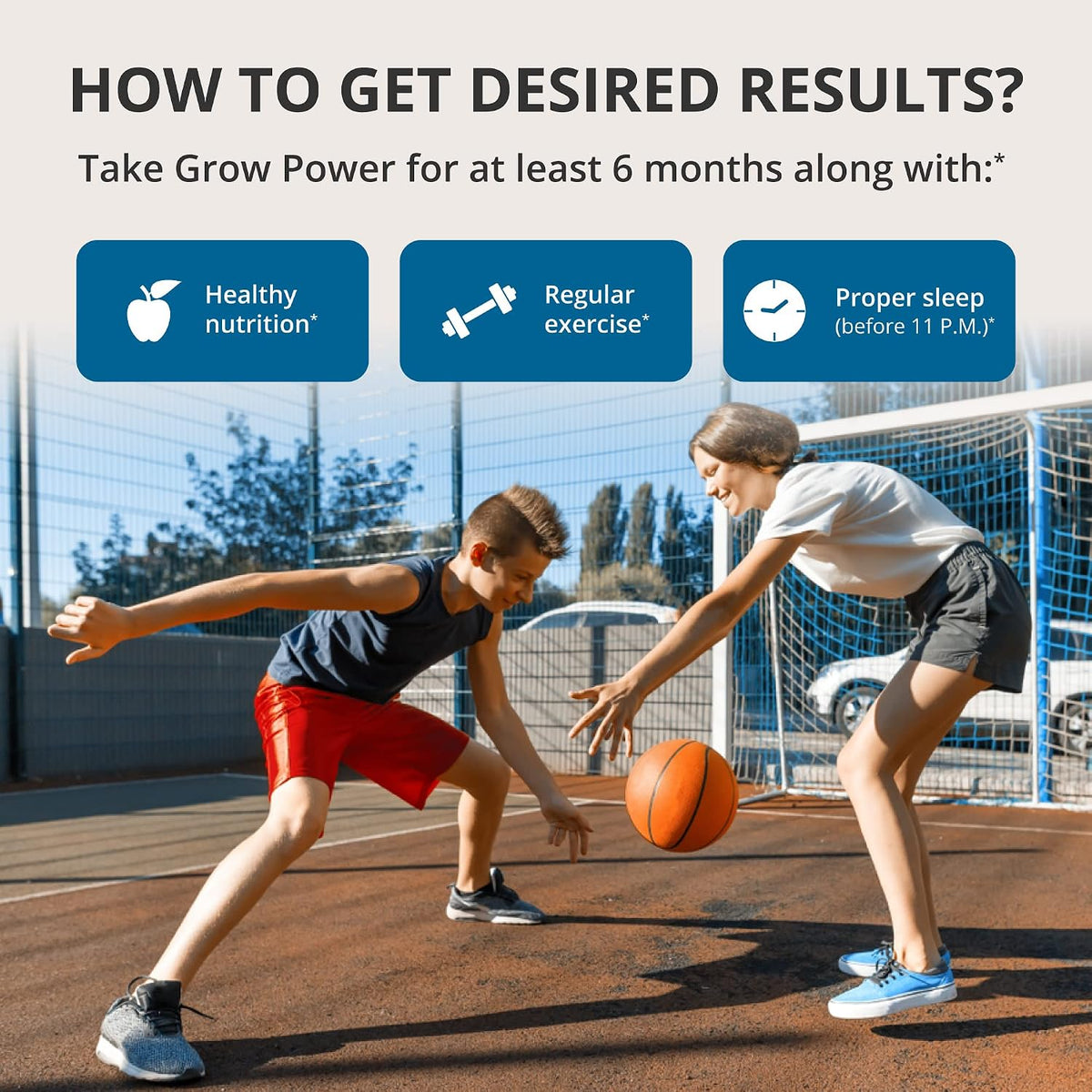 NuBest Grow Power - Calcium, Magnesium, Vitamin D3, Zinc & Multivitamin Supplement for Ages 10+ - görsel 5