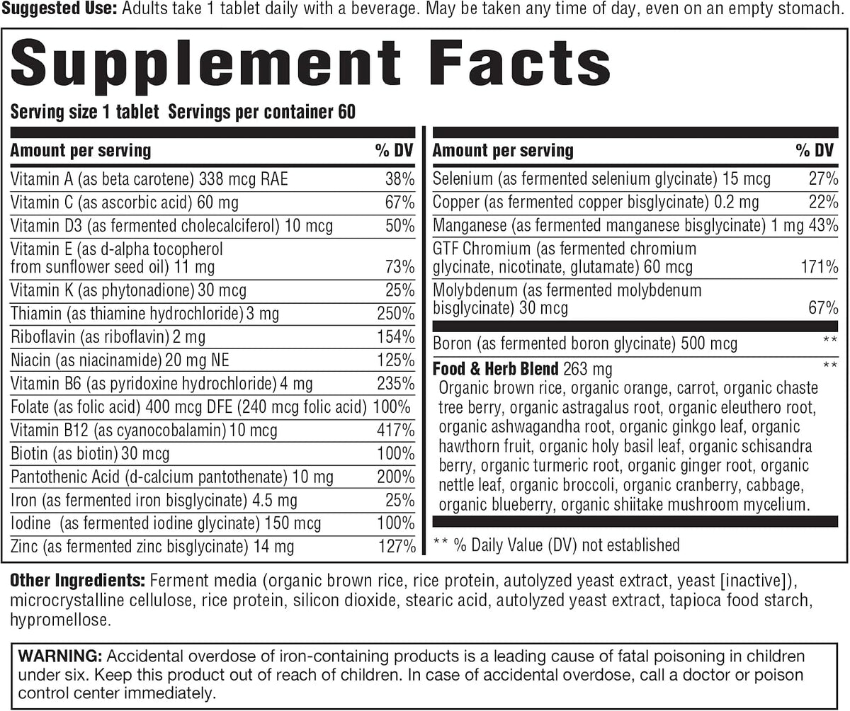INNATE Response Formulae Women's Multivitamin - Once Daily for Women Over 40 - 60 Tablets - görsel 2