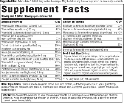 INNATE Response Formulae Women's Multivitamin - Once Daily for Women Over 40 - 60 Tablets