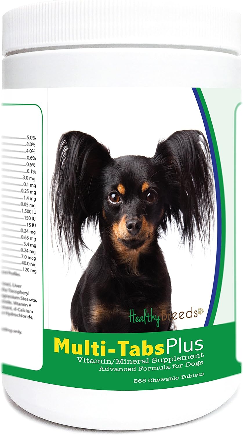 Healthy Breeds Russian Toy Terrier Multi-Tabs Plus Chewable Tablets, 365 Count - görsel 1