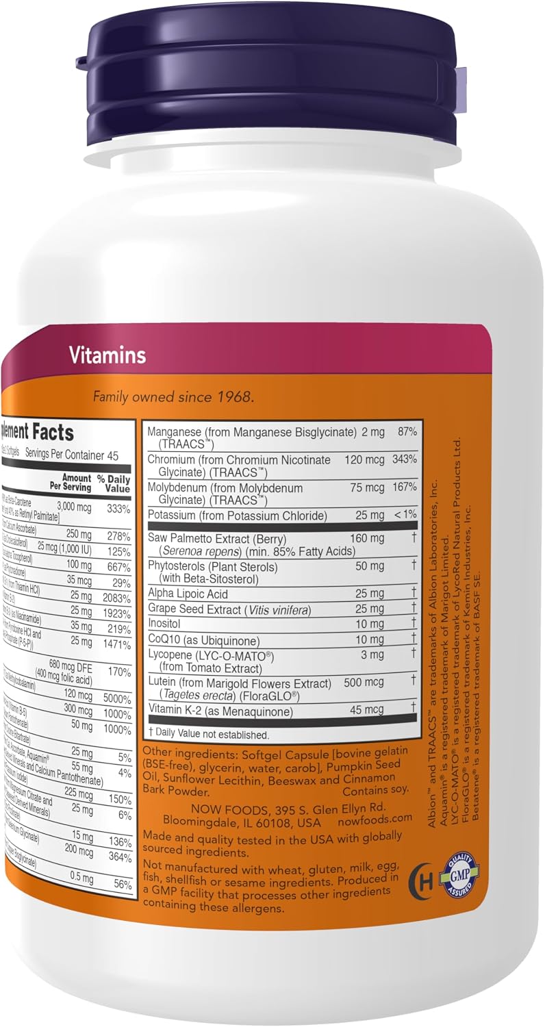 NOW Adam Men's Multiple Vitamin - görsel 3