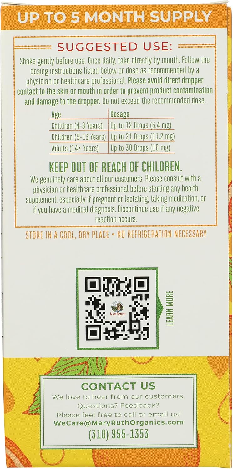 Mary Ruth's Organic Vitamin E Drops, 60 ml - görsel 2