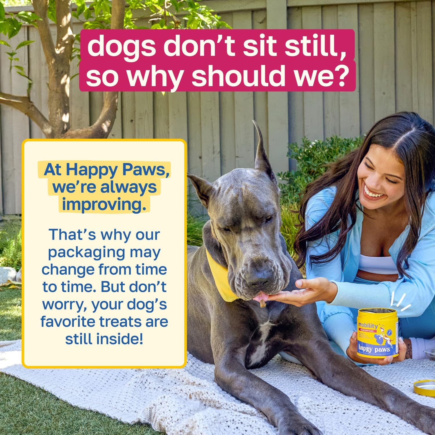 Happy Paws Skin and Coat Supplement for Dogs, Itch and Allergy Relief, 100 Chews - görsel 9