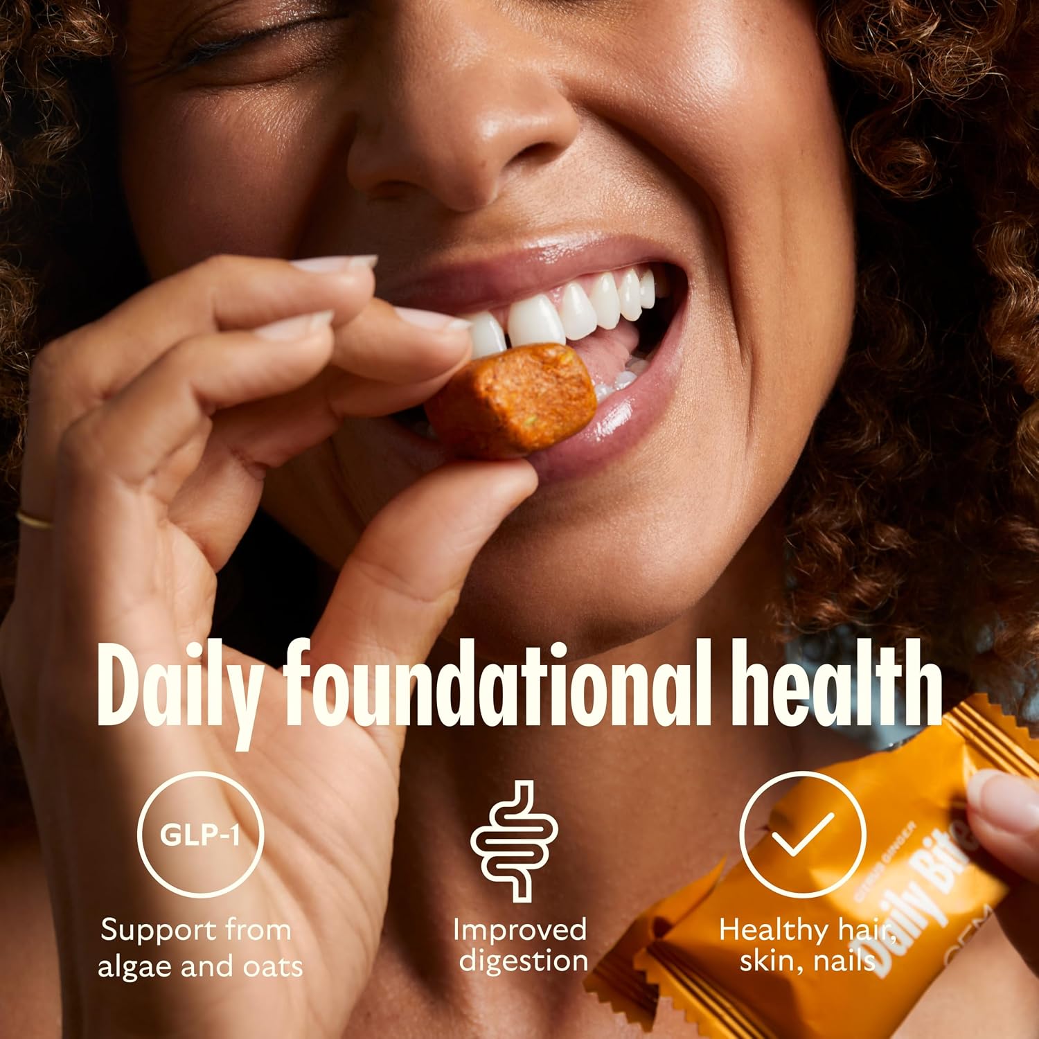 GEM Daily Bite for Women & Men – Wholefood Multivitamin with 20+ Nutrients (Citrus Ginger, 28 Count) - görsel 5
