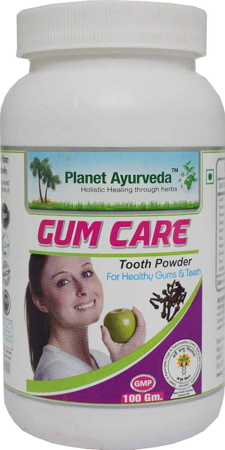 Planet Ayurveda Gum Care Powder - 2 Jars (100g Each) - görsel 1