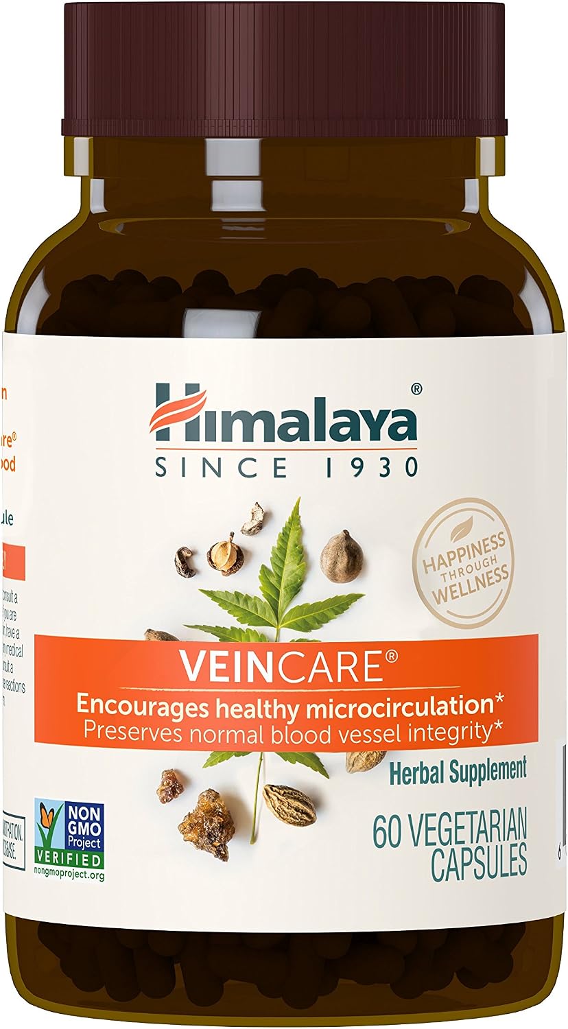 Himalaya VeinCare - Herbal Vein Support Supplement for Circulation and Rectal Comfort - görsel 1