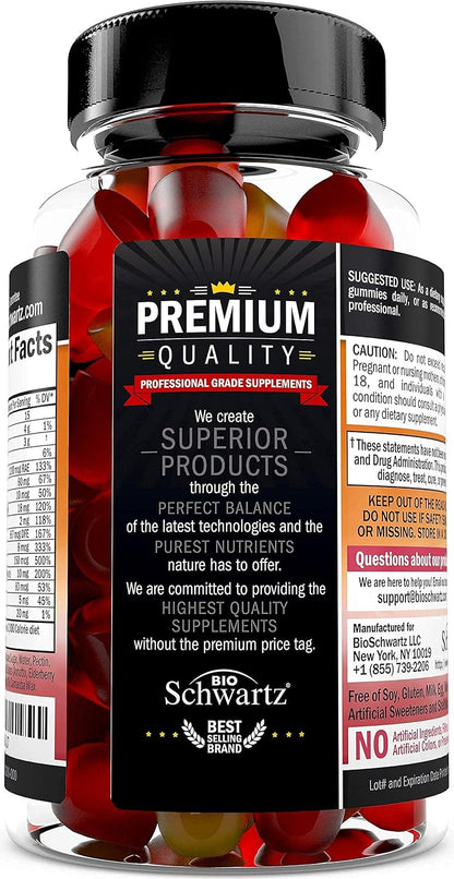 BioSchwartz Women's Multivitamin Gummies – Mixed Berry (60 Gummies) – Image 5
