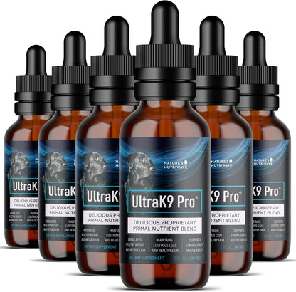 UltraK9 Pro Drops for Dogs – 9-Nutrient Formula – 60ml, 3 Month Supply