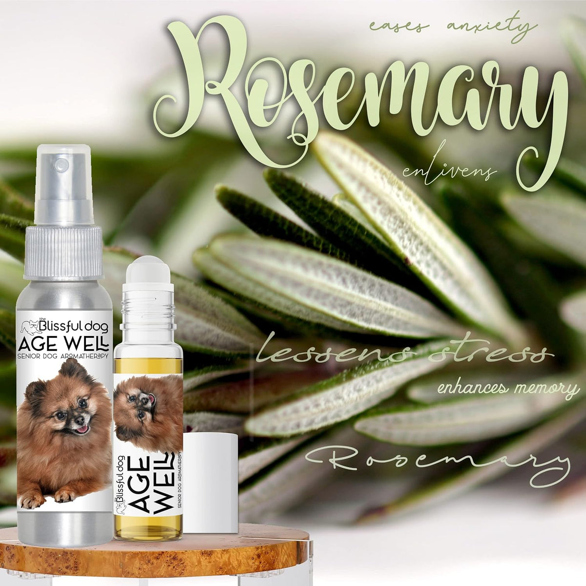 The Blissful Dog Pomeranian Age Well Spray Aromatherapy - görsel 2