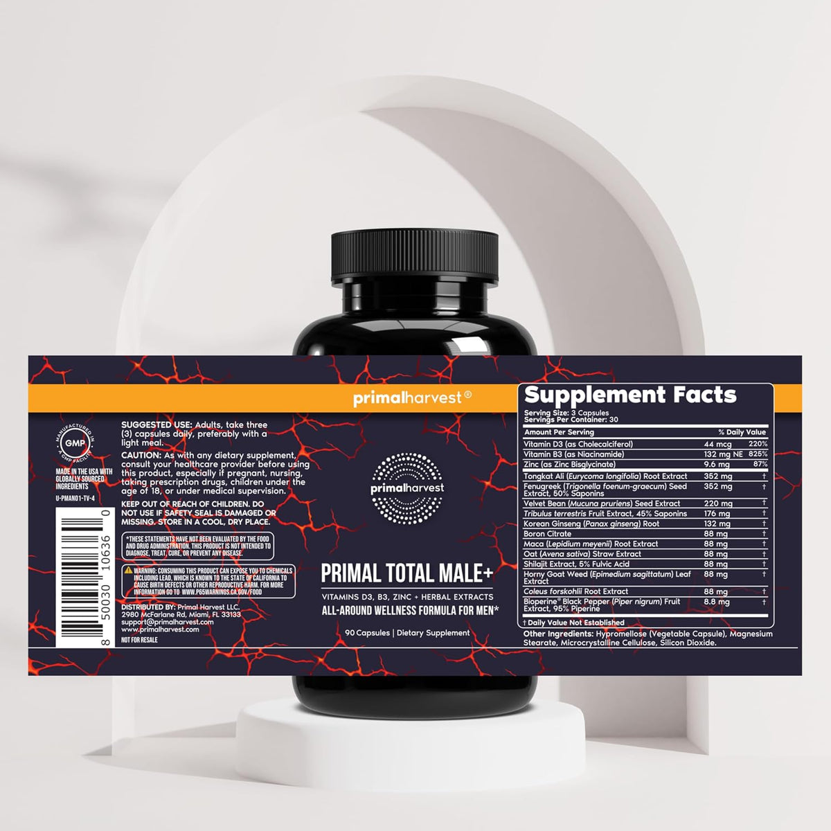 Primal Harvest Total Male+ - Daily Supplement for Men - görsel 5