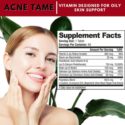 Acnetame Clear Skin Supplement – 2 Pack