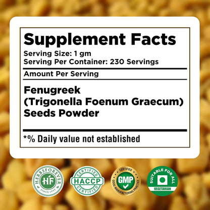HerbsForever Fenugreek Powder (Seeds) - 230g