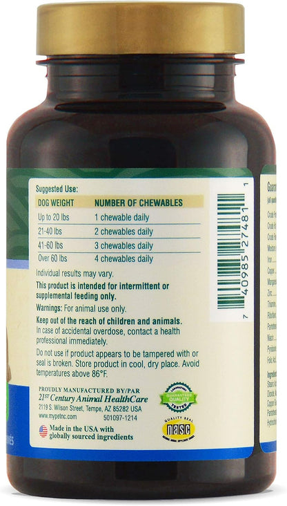 PetNC Adult Multi Chewables for Dogs (75 Tablets) - Daily Multivitamin with Liver Flavour