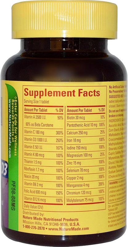 Nature Made Women's Multivitamin Tablets, 90 Tablets