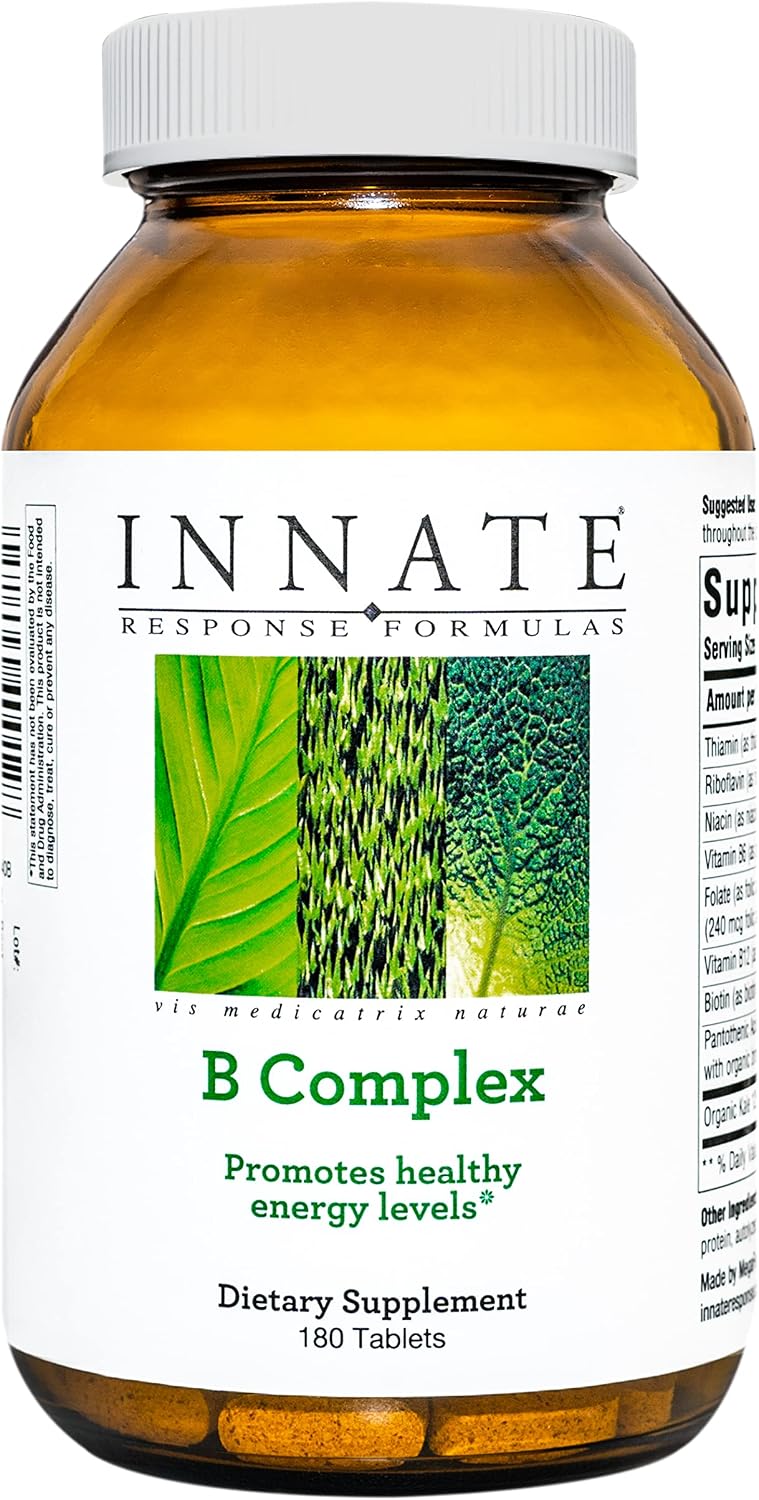 INNATE Response Formulae B Complex - 180 Tablets - görsel 1