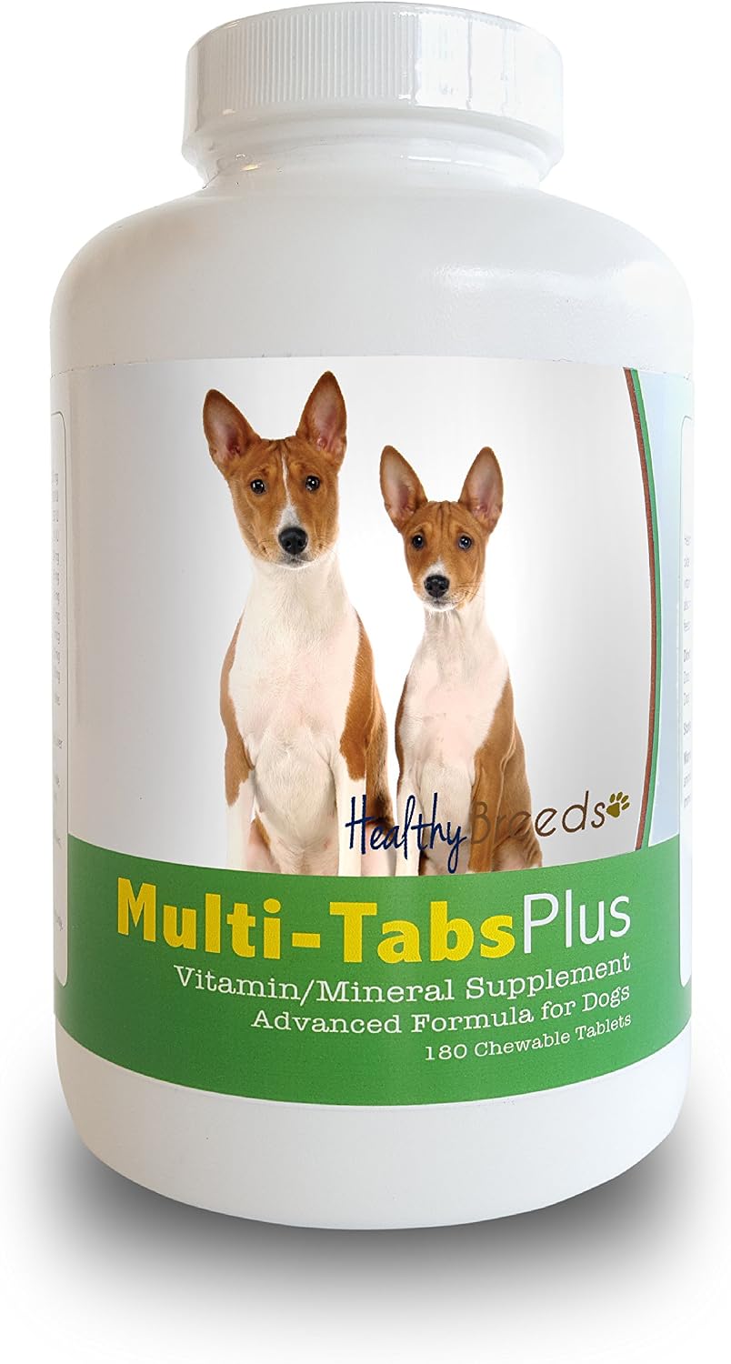 Healthy Breeds Basenji Multi-Tabs Plus Chewable Tablets 180 Count - görsel 1