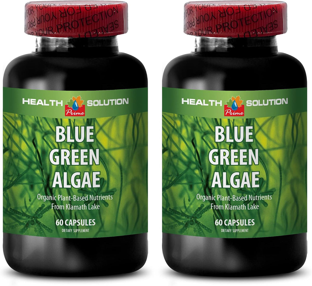 Klamath Blue Green Algae Capsules – 500mg, 60 Capsules (2-Pack) - görsel 1