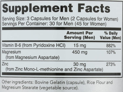 Now Foods ZMA 800 Mg Capsules, 90 CT