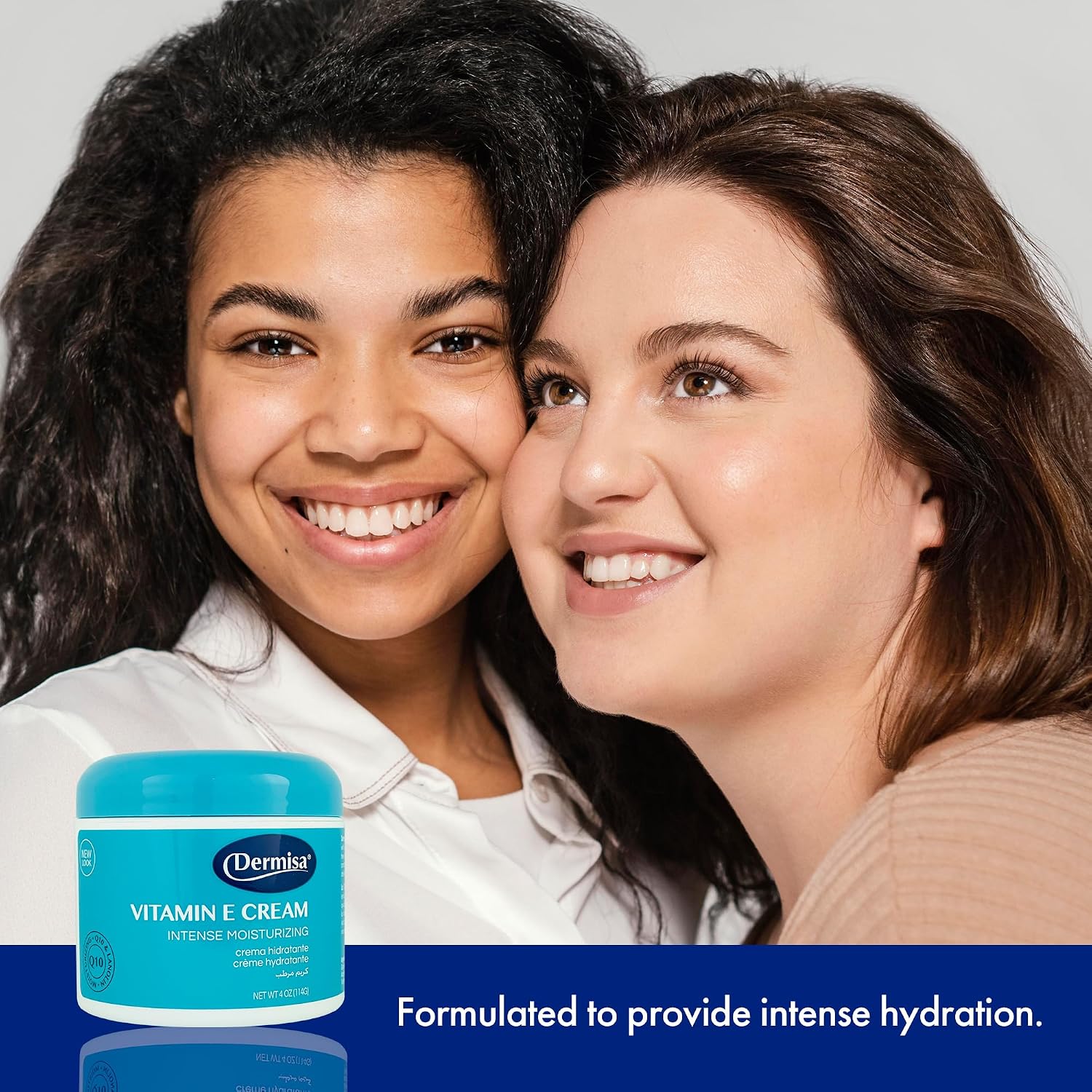 Dermisa Vitamin E Cream with Cocoa Butter, Collagen, Elastin & Coenzyme Q10 – Intense Moisturiser for Dry and Ageing Skin, Face and Body - görsel 5