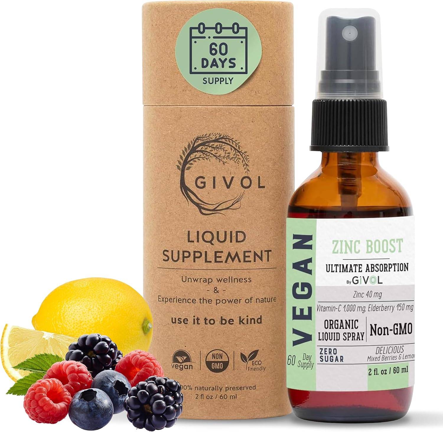 Vitamin C, D3 & K2 Liquid, Zinc Picolinate - Premium Liquid Vitamins - 180-Day Supply - Trio Bundle - görsel 9