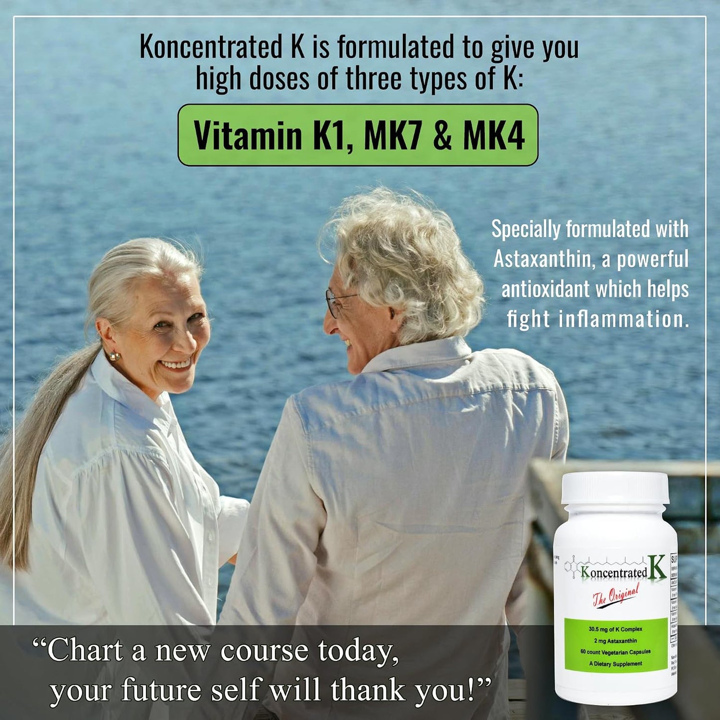 Koncentrated K - 30.5 mg Vitamin K Complex with 2 mg Astaxanthin - görsel 4