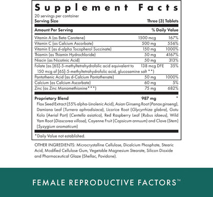 Michael's Health Naturopathic Programmes Male & Female Reproductive Factors Couples' Pack - 60 Vegetarian Tablets Each - Conception Support