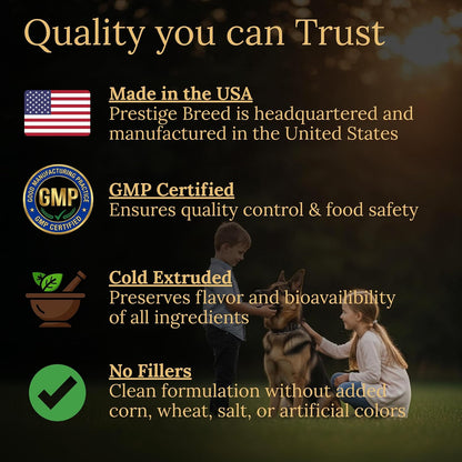 Multivitamins for German Shepherds - Balanced Nutrition with Real Bacon, 90 Tablets