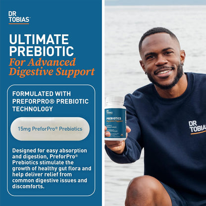 Dr. Tobias Prebiotics - Supports Digestion and Gut Health - 30 Capsules