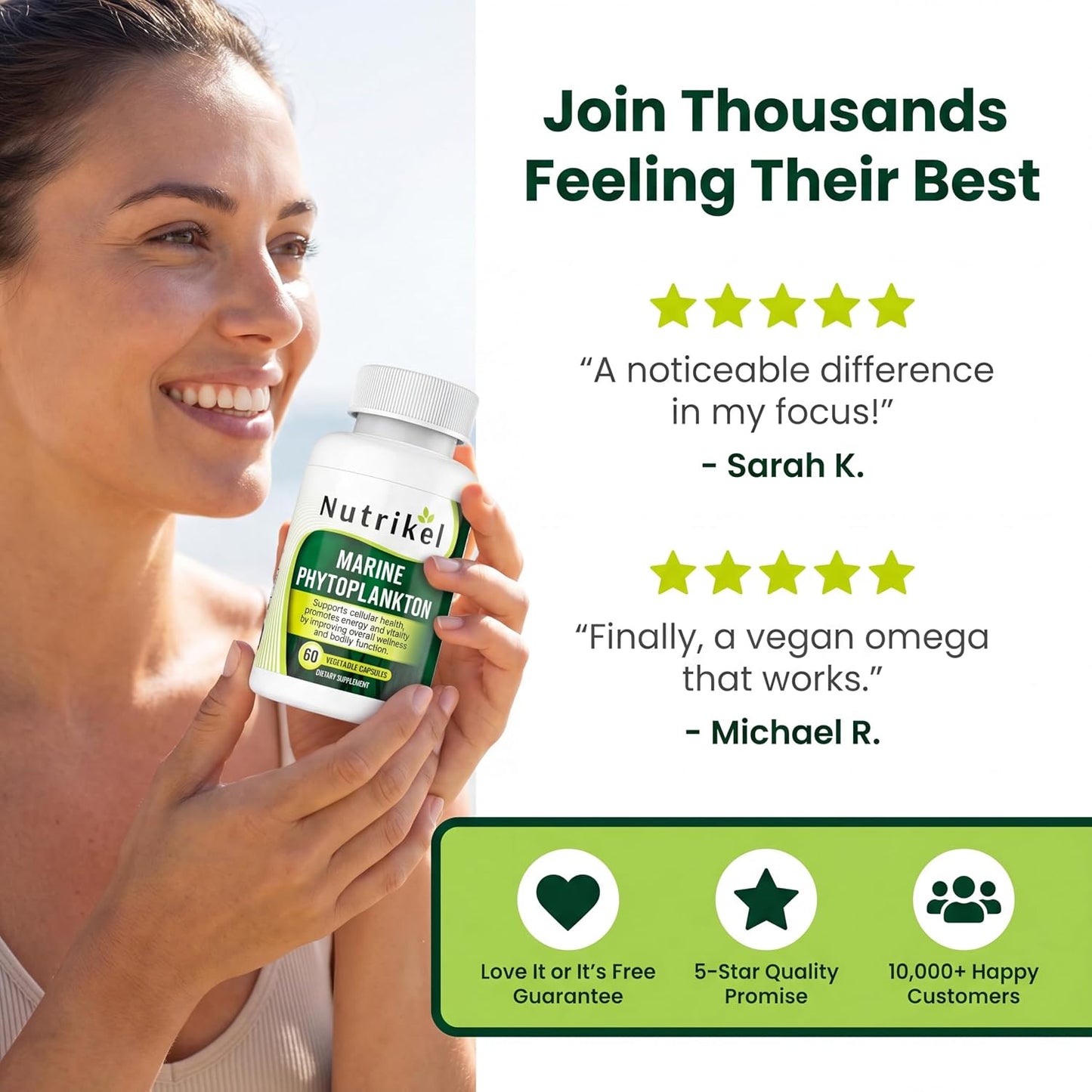 Marine Phytoplankton Omega-3 Supplement – Plant-Based Algae Capsules for Energy, Focus and Cellular Support - görsel 6