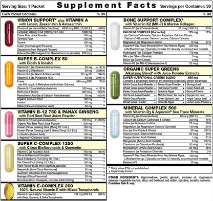 Great Start All-in-One Daily Vitamin Pack - 30 Day Supply