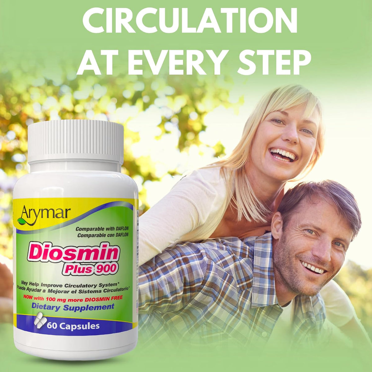 Arymar Diosmin Plus 900 – Circulatory Support – 60 Capsules - görsel 8
