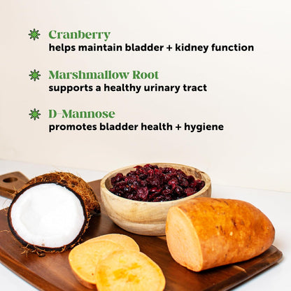 Pet Honesty Cranberry for Dogs Urinary Tract Support - Bacon Flavour, 90 Chews