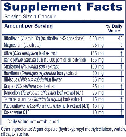 Vitanica Rauwolfia Extra - Cardiovascular Support, 90 Veggie Capsules