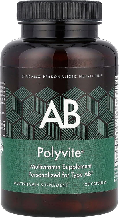 D'Adamo Personalised Nutrition Polyvite AB – 120 Vcaps