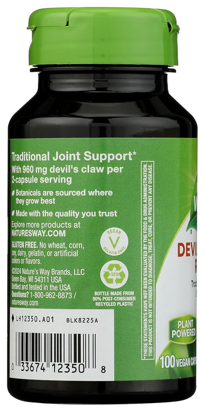 Nature's Way, Devil's Claw Root, 100 Capsules