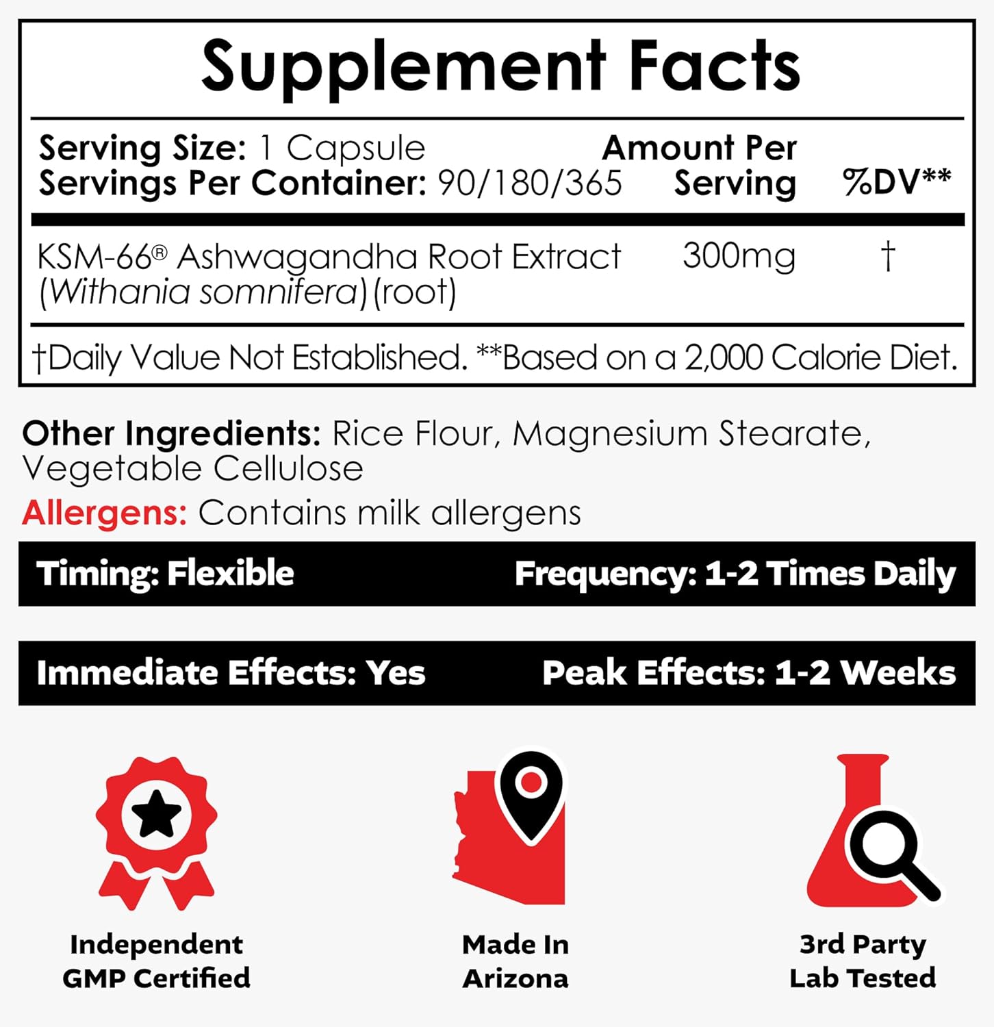 Nootropics Depot KSM-66 Ashwagandha Capsules - 300mg, 90 Count, Adaptogen for Stress Relief* - görsel 2