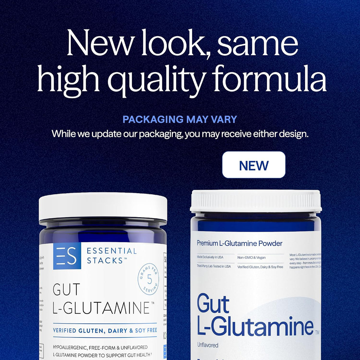 Essential Stacks Gut L-Glutamine Powder - Pure L-Glutamine for Gut Health (60 Servings, Unflavoured) - görsel 2
