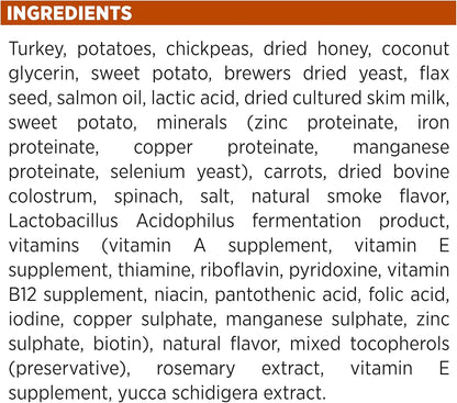 NutriSource AmpliFull Turkey Flavour Multivitamin Soft Chews for Dogs, Daily Supplement with Bovine Colostrum, Essential Vitamins & Minerals for Overall Health, 70 Chews (1 Pack)