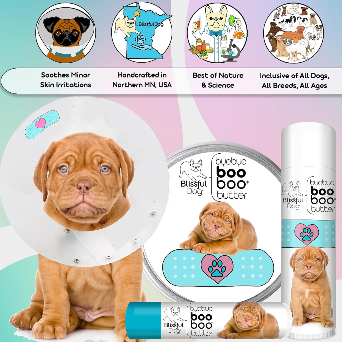 The Blissful Dog 4g Tube Dogue De Bordeaux Booboo Butter - görsel 6