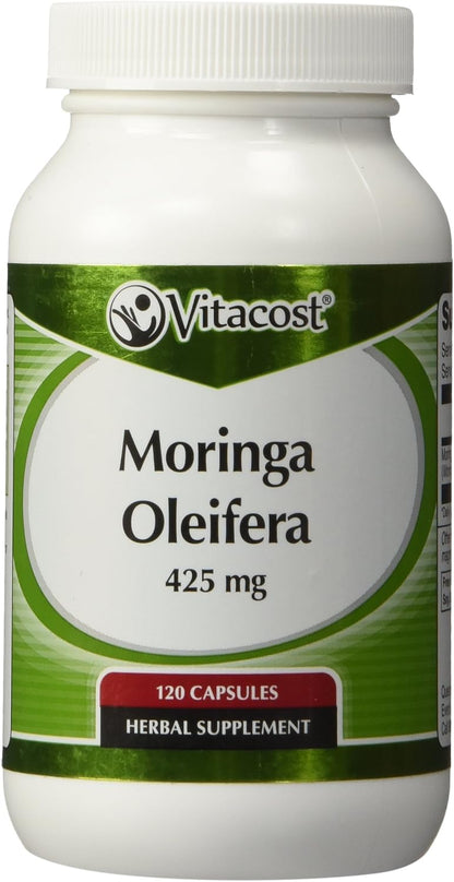 Vitacost Moringa Oleifera 425 mg, 120 Capsules