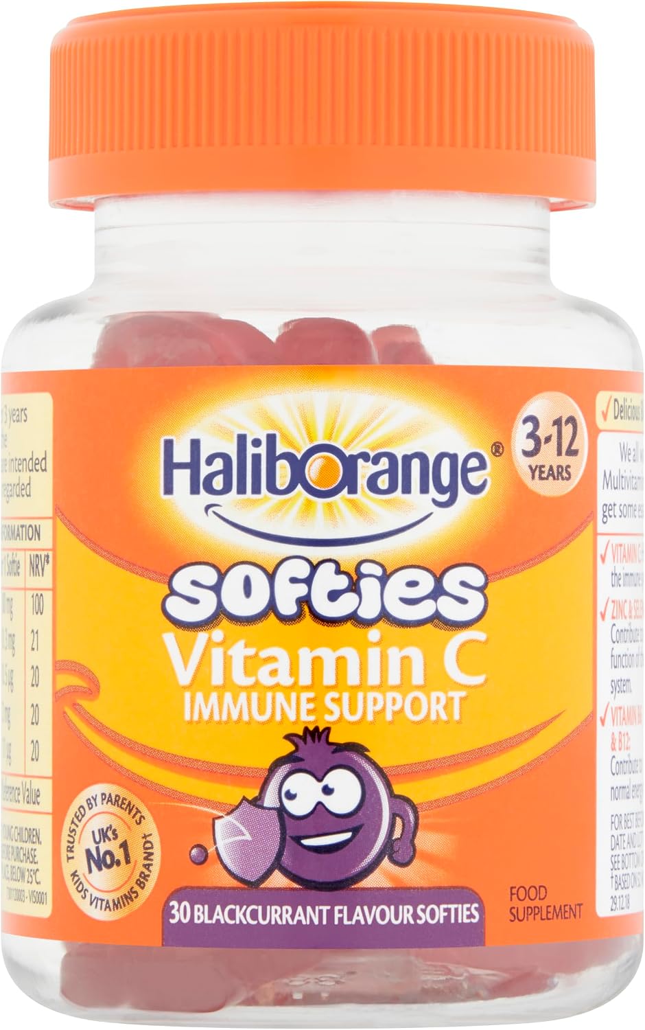 Seven Seas Haliborange Vit C Immune Softies 30 - görsel 1