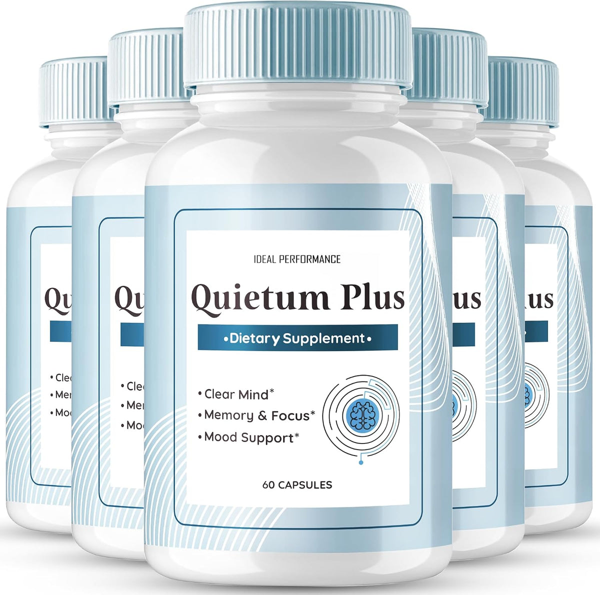 Quietum Plus Tinnitus Relief Supplement - Ring Clear Advanced Formula (5 Pack) - görsel 1