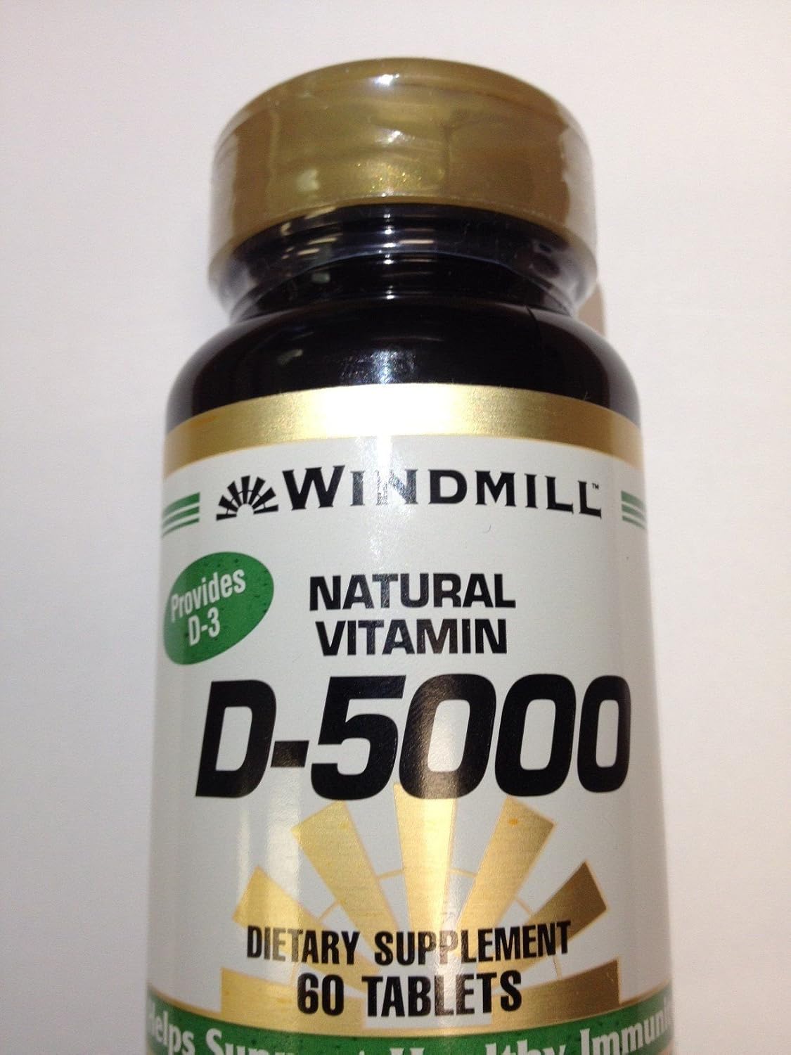Vitamin D3 5000 IU Tablets by Windmill Natural Vitamins - görsel 1